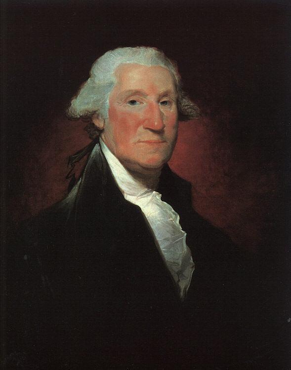 Gilbert Charles Stuart George Washington  kjk France oil painting art
